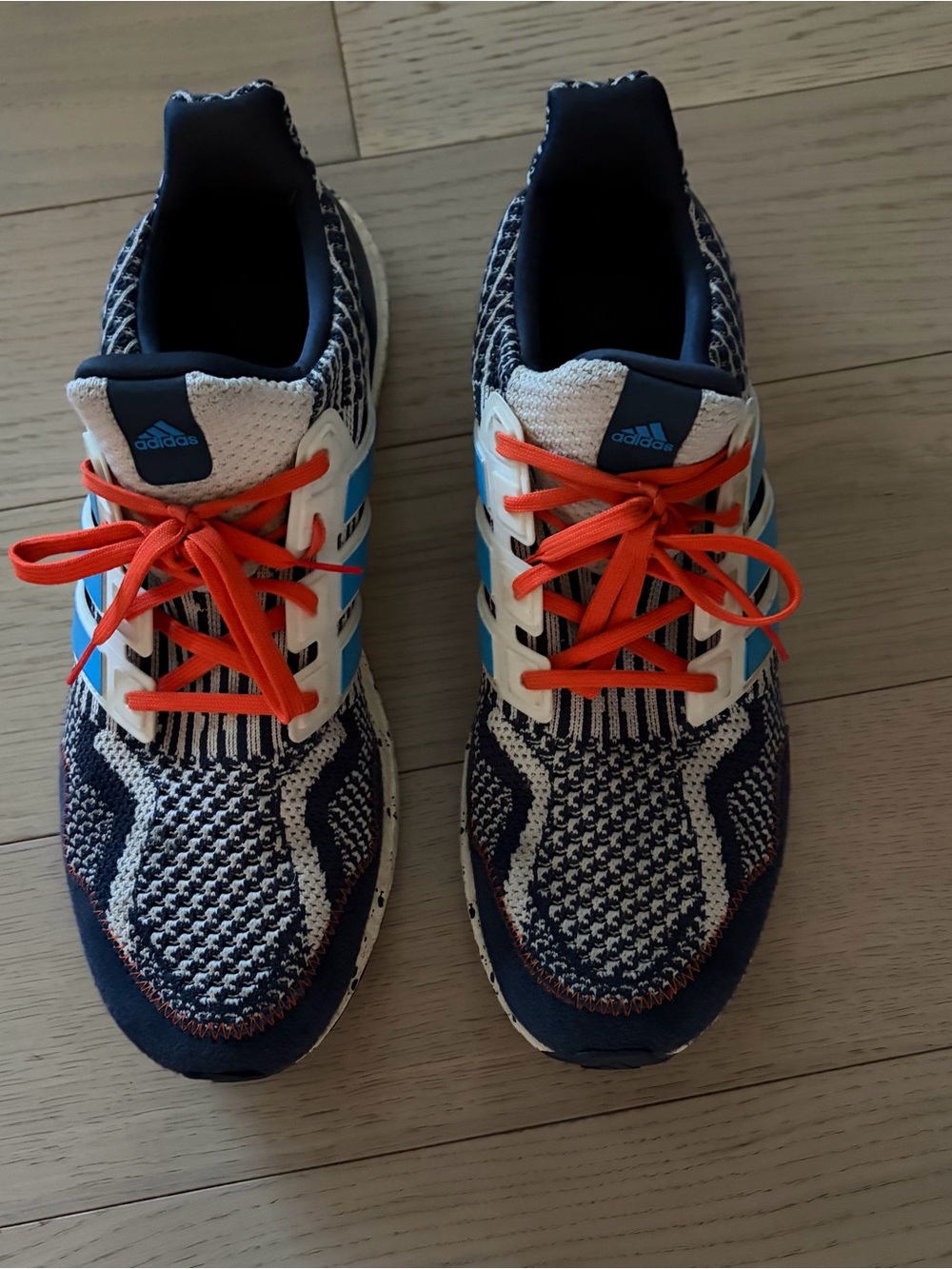 ADIDAS ULTRABOOST 5.0 DNA SHADOW NAVY PULSE BLUE CHALK WHITE GV8734 SIZE 13